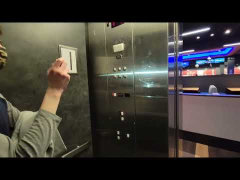 Schindler MT 300A Hydraulic Elevator @ Round1, Broadway Commons with @The09Creeper