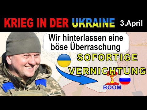 03.April: GENIAL - Ukrainer ERFINDEN DIE SPRENGFALLE NEU | Ukraine-Krieg