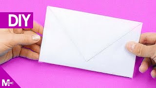 ► Como hacer un SOBRE CARTA de Papel en 5 MINUTOS 💌