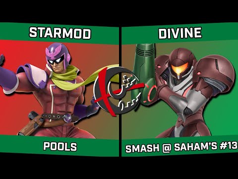 Starmod (Captain Falcon) vs Divine (Samus) - Smash @ Saham's #13