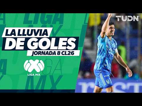 ¡LLUVIA DE GOLES! ⚽️ ☔ Los goles de la Jornada 8 del Clausura 2026 | TUDN