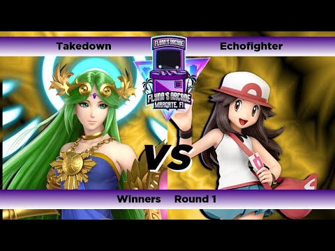 Flynn's Arcade 052 Winners Round 1- Takedown (Palutena)Vs Echofighter (Pokemon Trainer)SSBU Ultimate