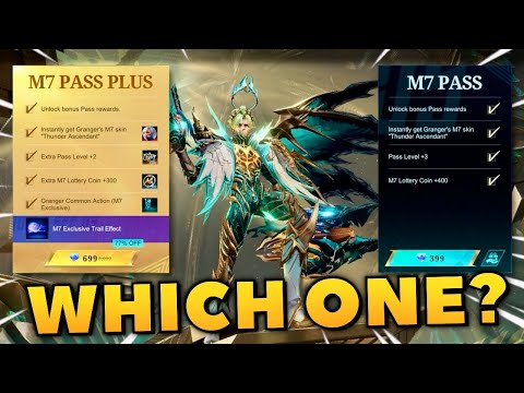 M7 PASS OR M7 PASS PLUS? CAN YOU GET GRANGER PRIME SKIN USING A REGULAR PASS? M7 EVENT - MLBB