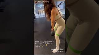 インスタ美女(@kana_melia) ジム トレーニング動画 #shorts