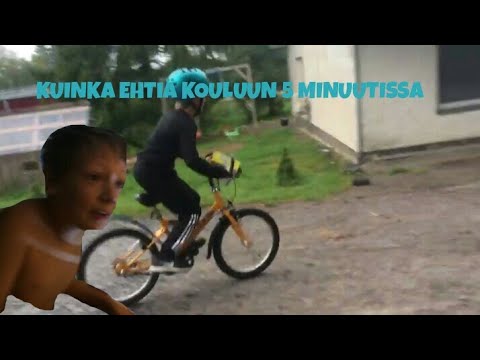 Kuinka ehtiä kouluun 5 minuutissa
