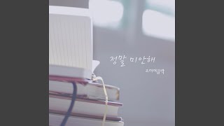 정말 미안해 So Sorry (Inst.)