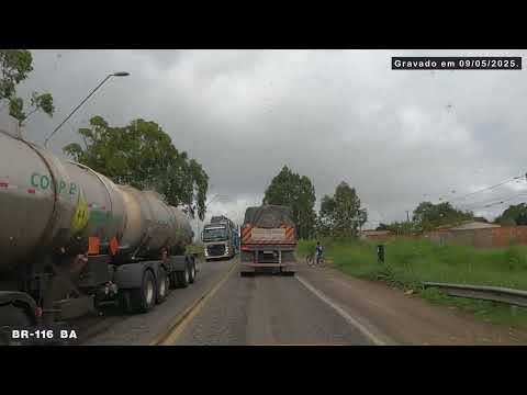 Trevo de Dantilândia-BA, Belo Campo, Tremedal e Veredinha_BR-116. Gravado em 09/05/2025.