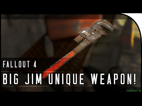 Fallout 4 Gameplay Walkthrough Part 8 – “BIG JIM UNIQUE WEAPON LOCATION , NEW SETTLEMENT / BASE!”