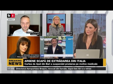 Avocatul Gabriela Savu, despre cum a scăpat Ionel Arsene de extrădarea din Italia.