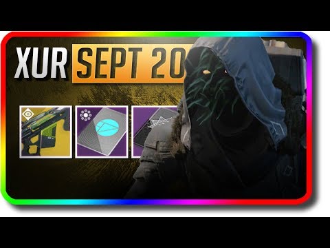 Destiny 2 - Xur Location, Exotic Armor "The Colony" (9/20/2019 September 20) Video