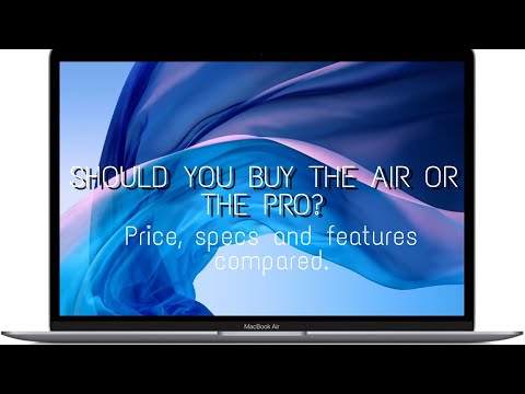 MACBOOK AIR 2020 AND MACBOOK PRO COMPARED