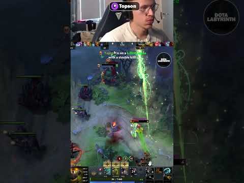 TOPSON ON PUDGE OUTPLAYING ENEMIES IN DOTA 2 #dota2 #gamer #gaming #outplay #twitch