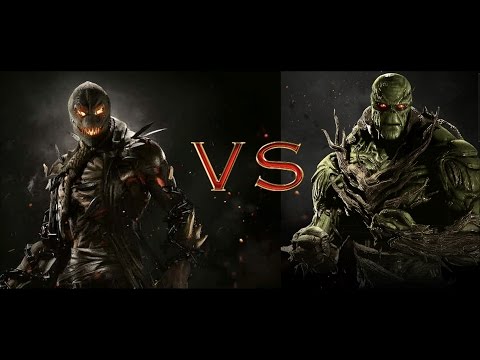 Injustice 2 Scarecrow VS Swamp Thing
