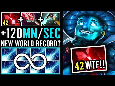 New Record +120 Mana/Sec Storm Spirit by Draskyl Dota 2 Pro Gameplay