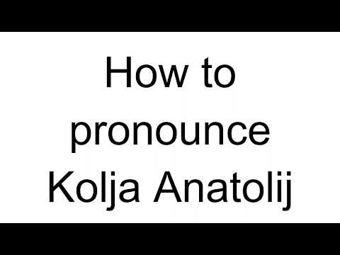 How to Pronounce Kolja Anatolij (Russian)