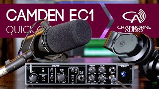 Camden EC1 | Preamp, Mojo Analogue Saturation Processor, & Headphone Amp | Product Overview