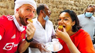 Indian STREET FOOD Tour of OLD DUBAI!! Pani Puri, Vada Pav & Falooda | Dubai, UAE