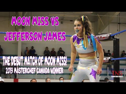Moon Miss vs Jefferson James - Pro Wrestling Debut! - Free Intergender Wrestling