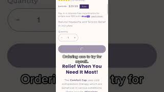 Trying the viral headache hat…😮‍💨