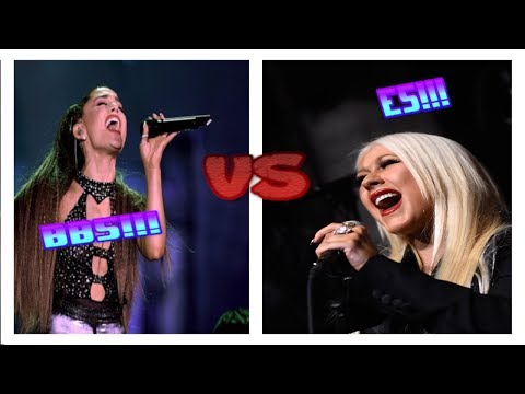 Christina Aguilera VS Ariana Grande: Best Belts B4-B5