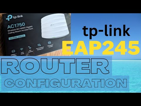 How to Configure tplink eap245 ceiling mount access point | VJIT