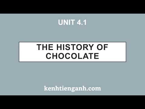 [Unidade 4.1] A História do Chocolate - 4.000 palavras essenciais em inglês