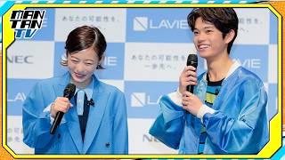 森七菜＆黒川想矢、“LAVIEカラー”のリンクコーデで登場　“2026年進化したこと”も明かす