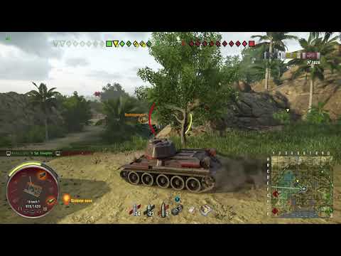 Wot console 4k damage 6 kills ragnarok T-34/100
