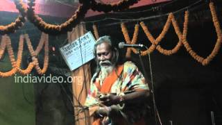 Baul performance by an artiste