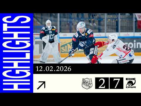 HC La Chaux-de-Fonds vs. EHC Chur | Highlights - 12 février, 2026