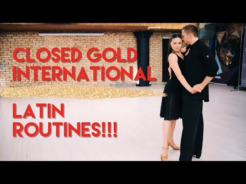 Closed Gold International Latin Routines!!!