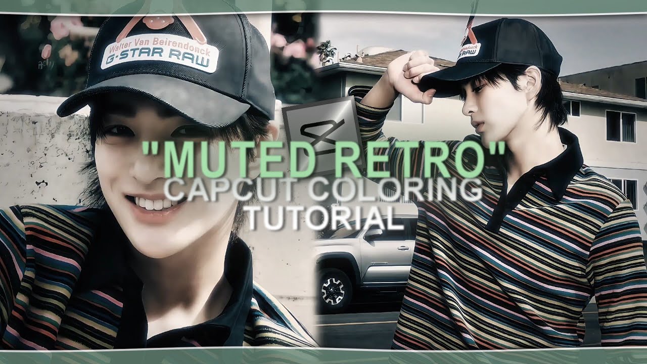 capcut coloring tutorial “muted retro” ; #20