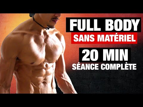 20 MIN FULL BODY - ENTRAÎNEMENT COMPLET SANS MATÉRIEL, À LA MAISON