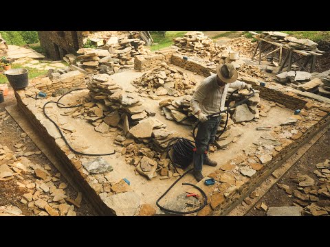 #167 Cleaning up the Pasture, Building Workshop Walls, Electrical boxes Installed