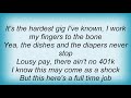 Gretchen Wilson - Full Time Job Lyrics