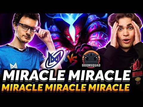 ГЕНИЙ СОВРЕМЕННОСТИ Главный фанат Миракла и Afonije смотрят Nigma Galaxy vs Goonsquad