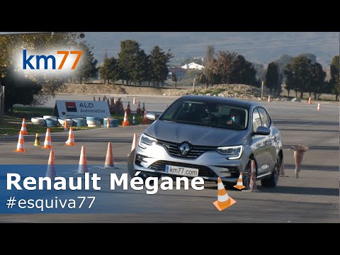 Renault Mégane 2020 – Maniobra de esquiva y eslalon | km77.com