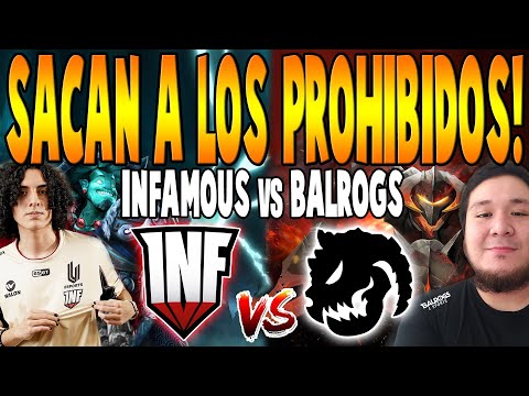 INFAMOUS vs BALROGS [BO3] - Sacan a los PROHIBIDOS "Alone vs Teka"- DPC SA TOUR 2 SPRING 2022 DOTA 2