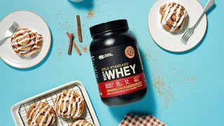 Optimum NEW Cinnamon Roll flavored Gold Standard 100% Whey