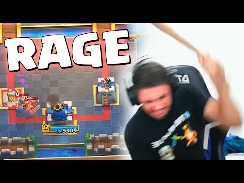 RAGE TO PUTO COM O CLASH ROYALE