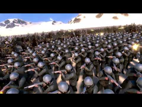 10000 Skeleton Warriors vs 700 U.S. Soldiers - Ultimate Epic Battle Simulator UEBS