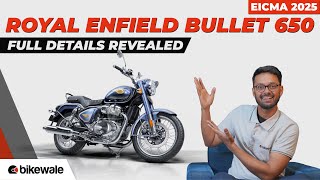 Royal Enfield Bullet 650 I First look I EICMA 2025 I BikeWale