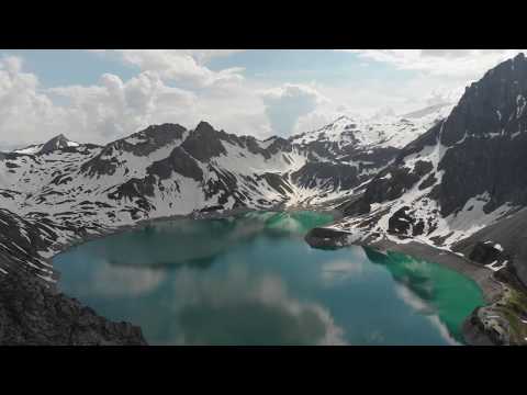 Brandnertal & Lünersee by drone. Full HD