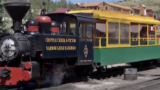 preview picture of video 'Narrow gauge in Cripple Creek, Colorado'