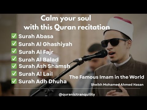 Mohamed Ahmed Hasan | Surah Abasa, Ghashiyah, Al-Fajr, Al-Balad, Ash-Shams, Al-Lail, and Adh-Dhuha"