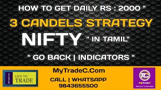 NIFTY DAILY 2000 K | 3 CANDLES STRATEGY IN TAMIL | EDUCATION | INVITE &amp; SHARE MORE | LR