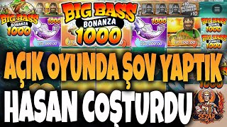 SLOT OYUNLARI | BİG BASS BONANZA 1000 | HER BETTEN OYUNA GİRDİK BİG WİN sweet bonanza1000 yeni oyun