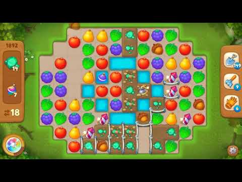 Gardenscapes Area 9 Day 1 Level 1892 - No Boosters Or Hacks