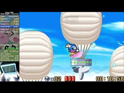 【WR】Kirby: Nightmare in Dream Land - Meta Knightmare Speedrun in 27:34