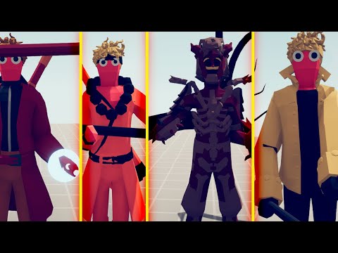 EVOLUTION OF NARUTO VS 100 ARMY - Totally Accurate Battle Simulator TABS